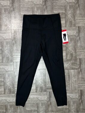 NWT DANSKIN Black Salt High-Rise Brushed Leggings Size M